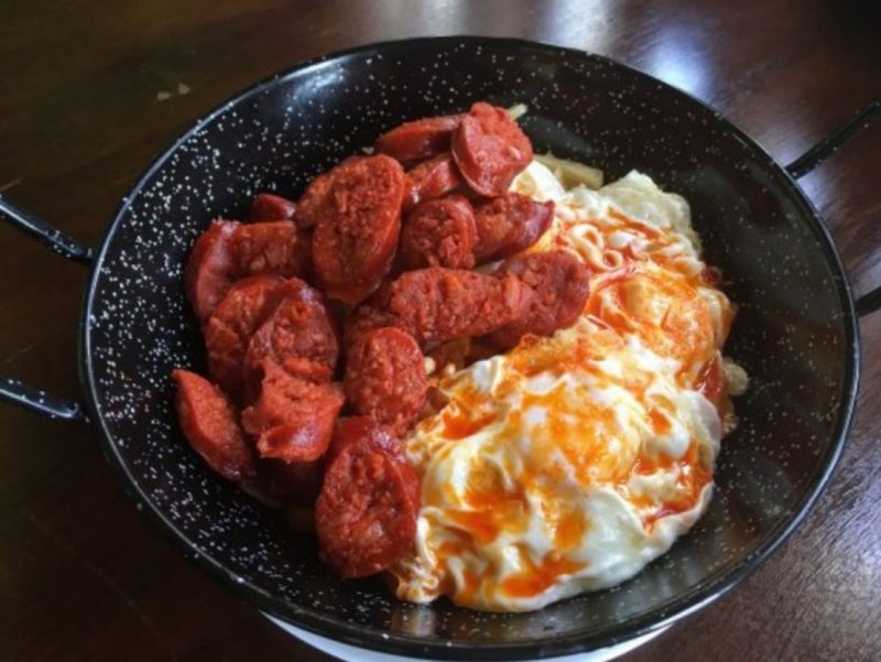 Huevos con Chorizo - Lunch Menu - Viva Villa